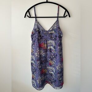 American Eagle Outfitters Purple Floral Dress